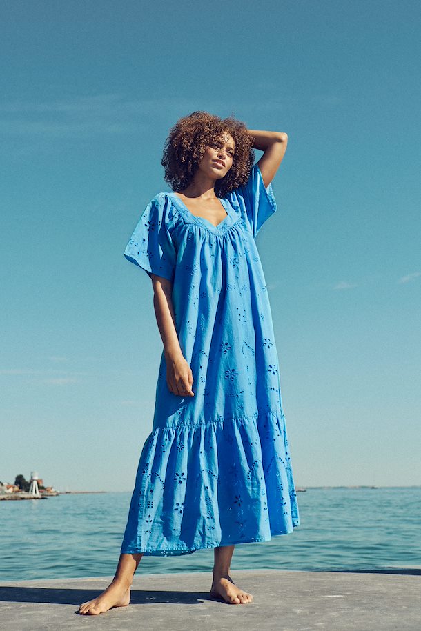 Azure Blue MellaniSZ Dress fra MellaniSZ str. – Azure her Køb Saint XS-XXL Dress Tropez Blue fra
